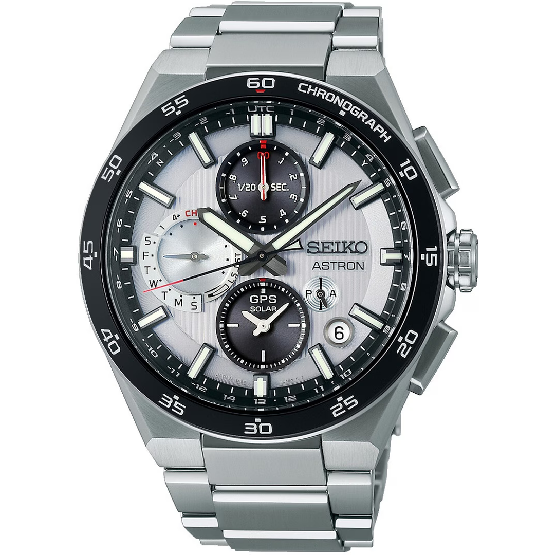 Seiko Astron GPS Solar Dual Time Chronograph SSH153J1