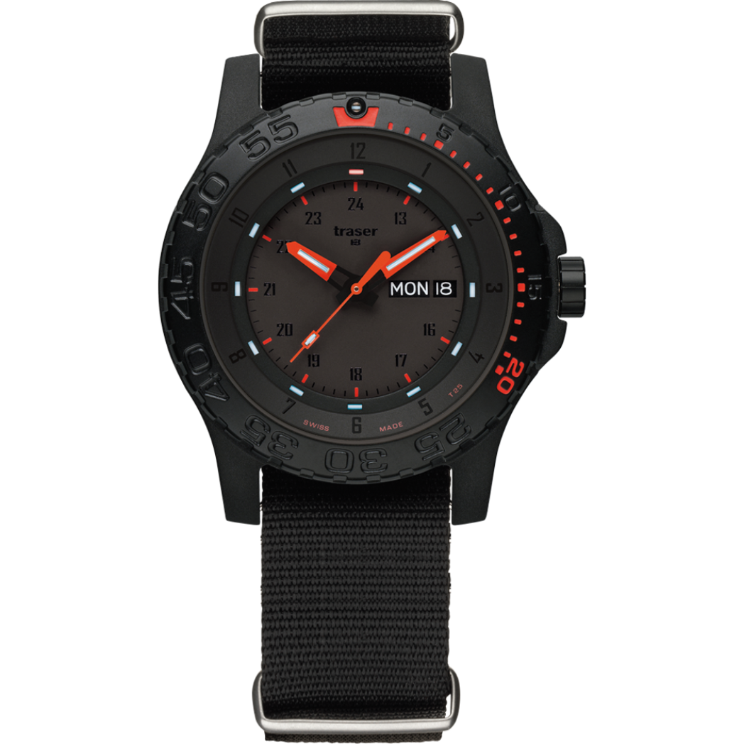 Traser P66 Red Combat - 104147-chronolounge