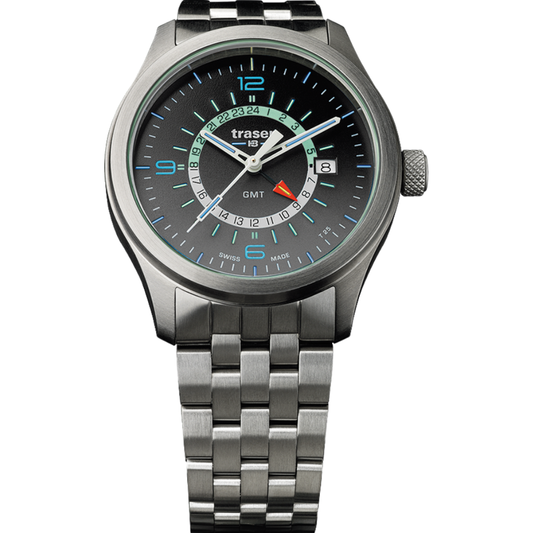 Traser P59 Aurora GMT Anthracite - 107232-chronolounge