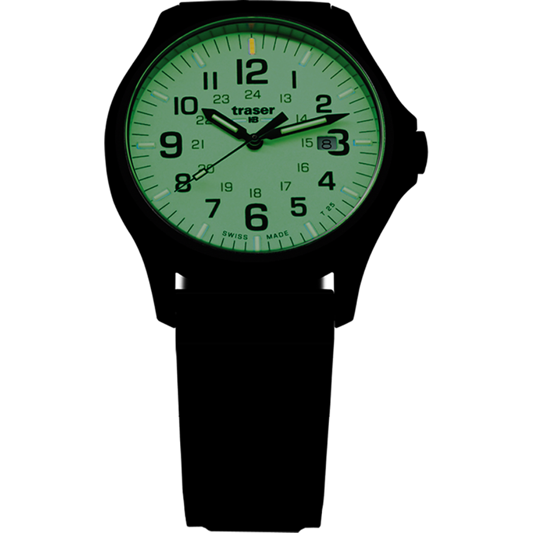 Traser P67 Officer Pro GunMetal Lime - 107424-chronolounge