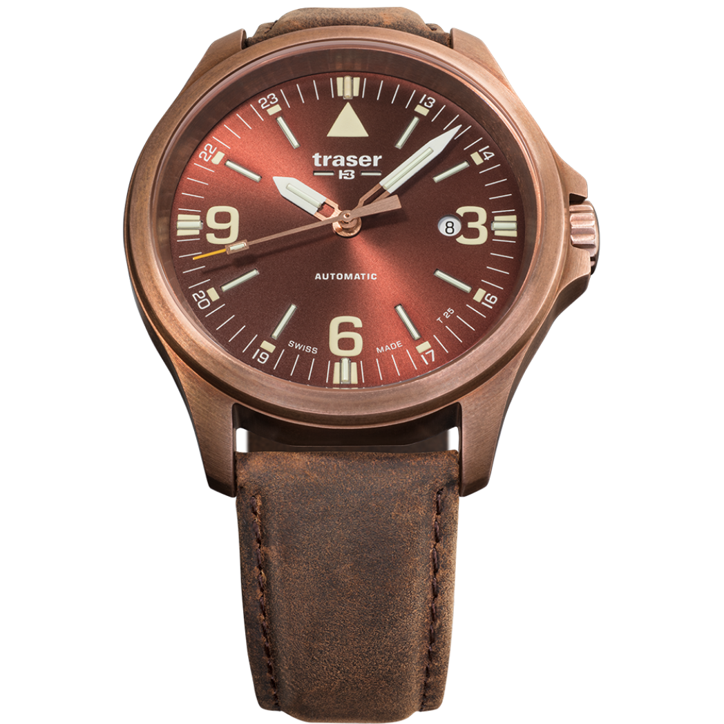 Traser P67 Officer Pro Automatic Bronze Brown - 108073-chronolounge