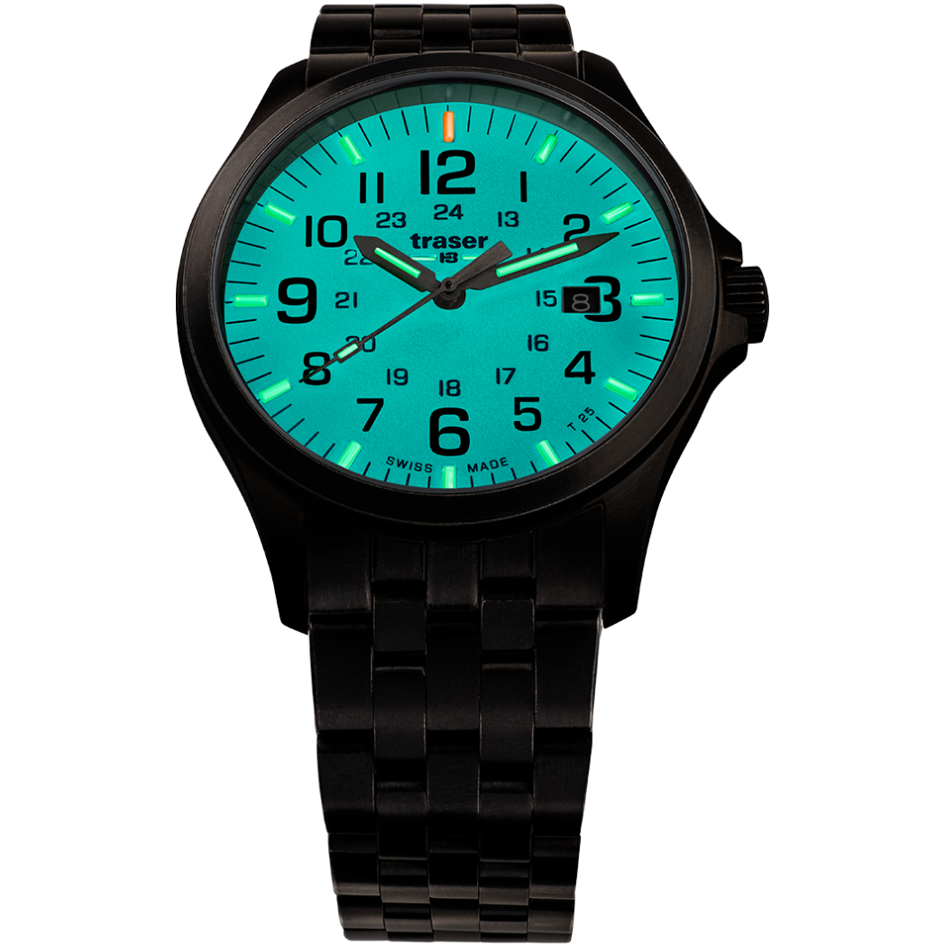 Traser P67 Officer Pro GunMetal SkyBlue - 108740-chronolounge