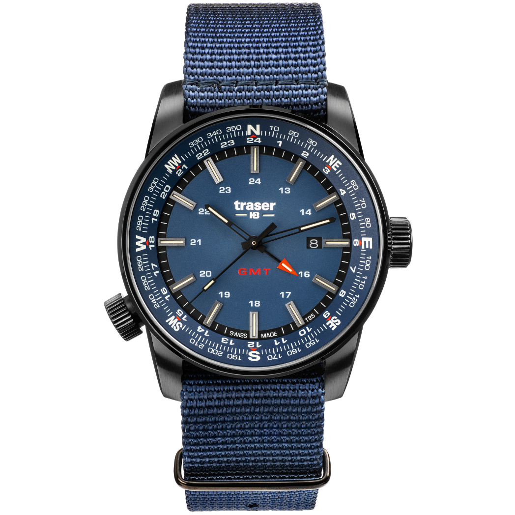 Traser P68 Pathfinder GMT Blue - 109034-chronolounge