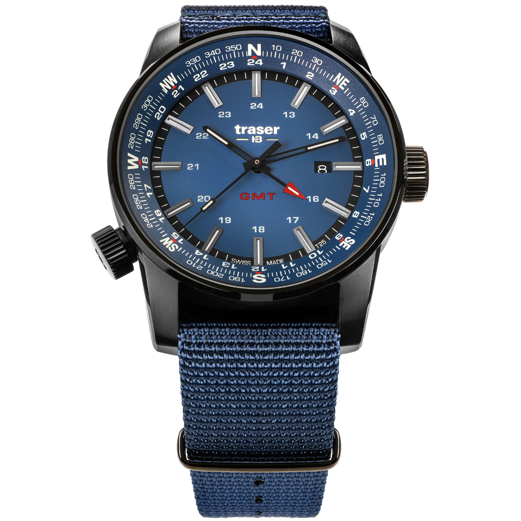 Traser P68 Pathfinder GMT Blue - 109034-chronolounge