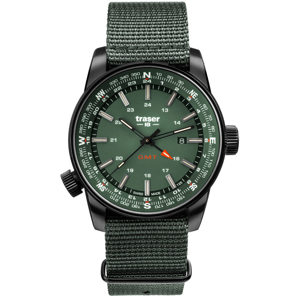 Traser P68 Pathfinder GMT Green - 109035-chronolounge