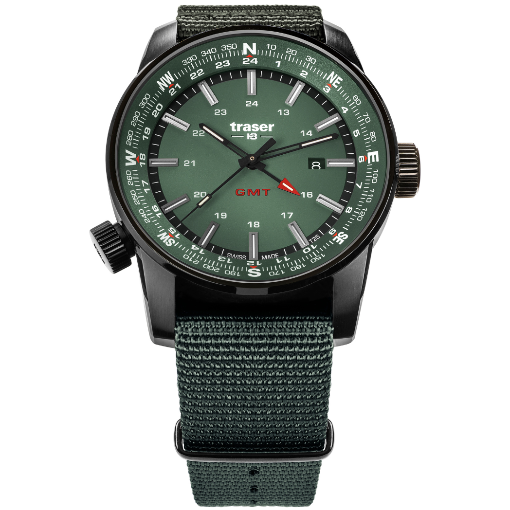 Traser P68 Pathfinder GMT Green - 109035-chronolounge