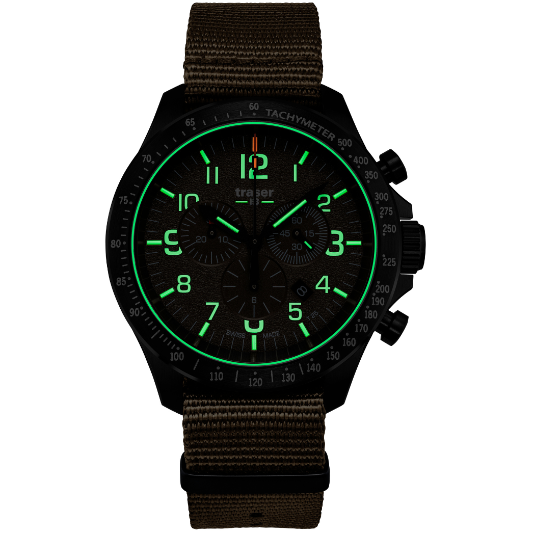 Traser P67 Officer Pro Chrono Khaki - 109459-chronolounge