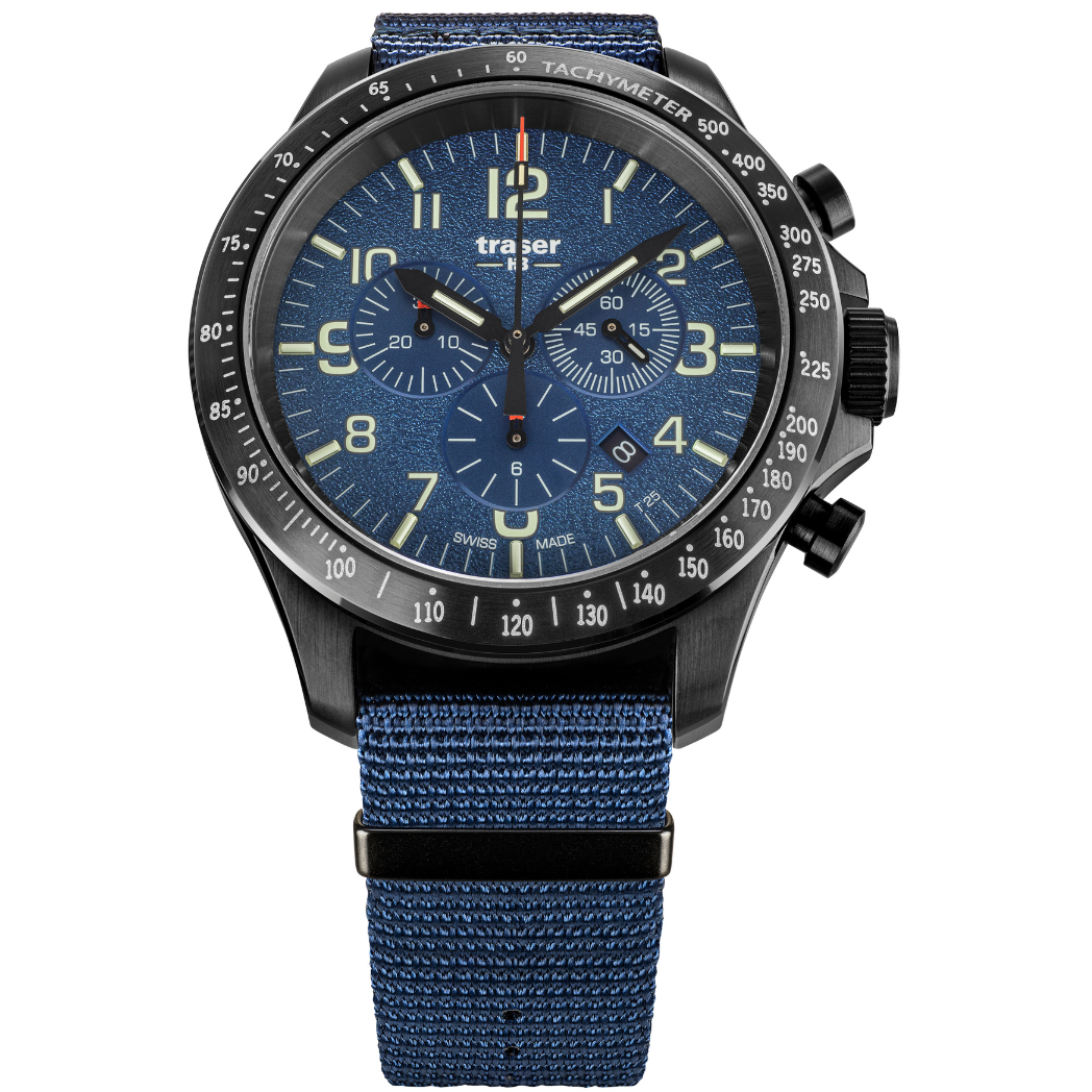 Traser P67 Officer Pro Chrono Blue - 109461-chronolounge