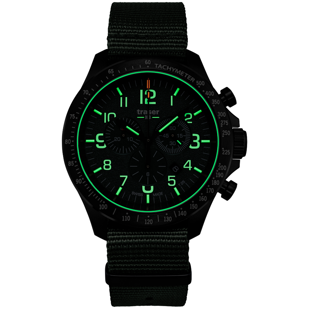 Traser P67 Officer Pro Chrono Green - 109463-chronolounge