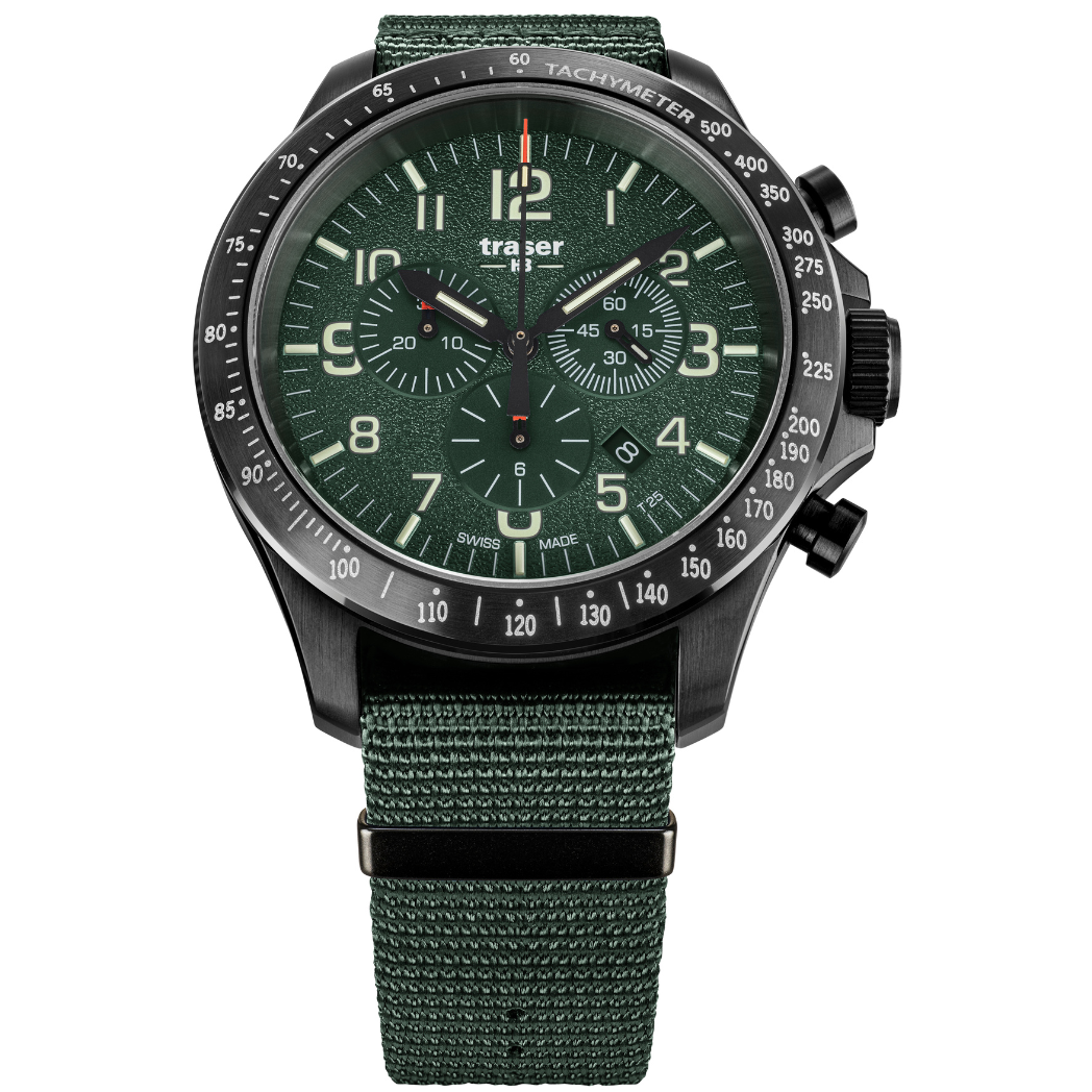 Traser P67 Officer Pro Chrono Green - 109463-chronolounge