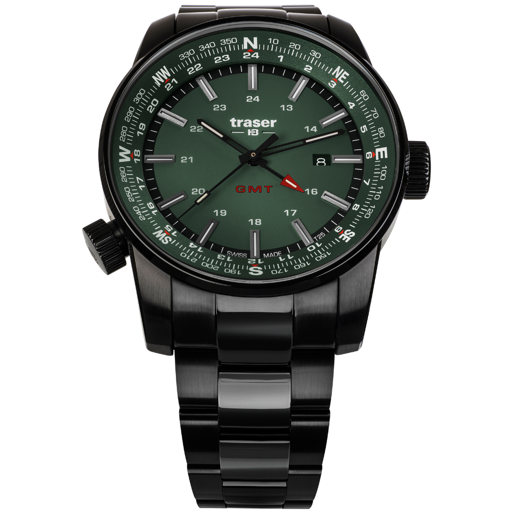 Traser P68 Pathfinder GMT Green - 109525-chronolounge