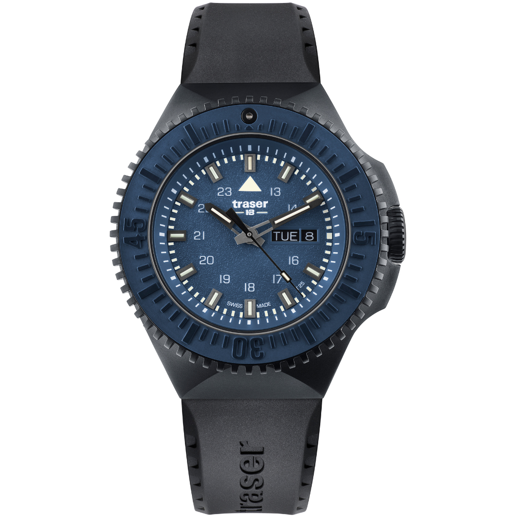 Traser P69 Black Stealth Blue - 109857-chronolounge