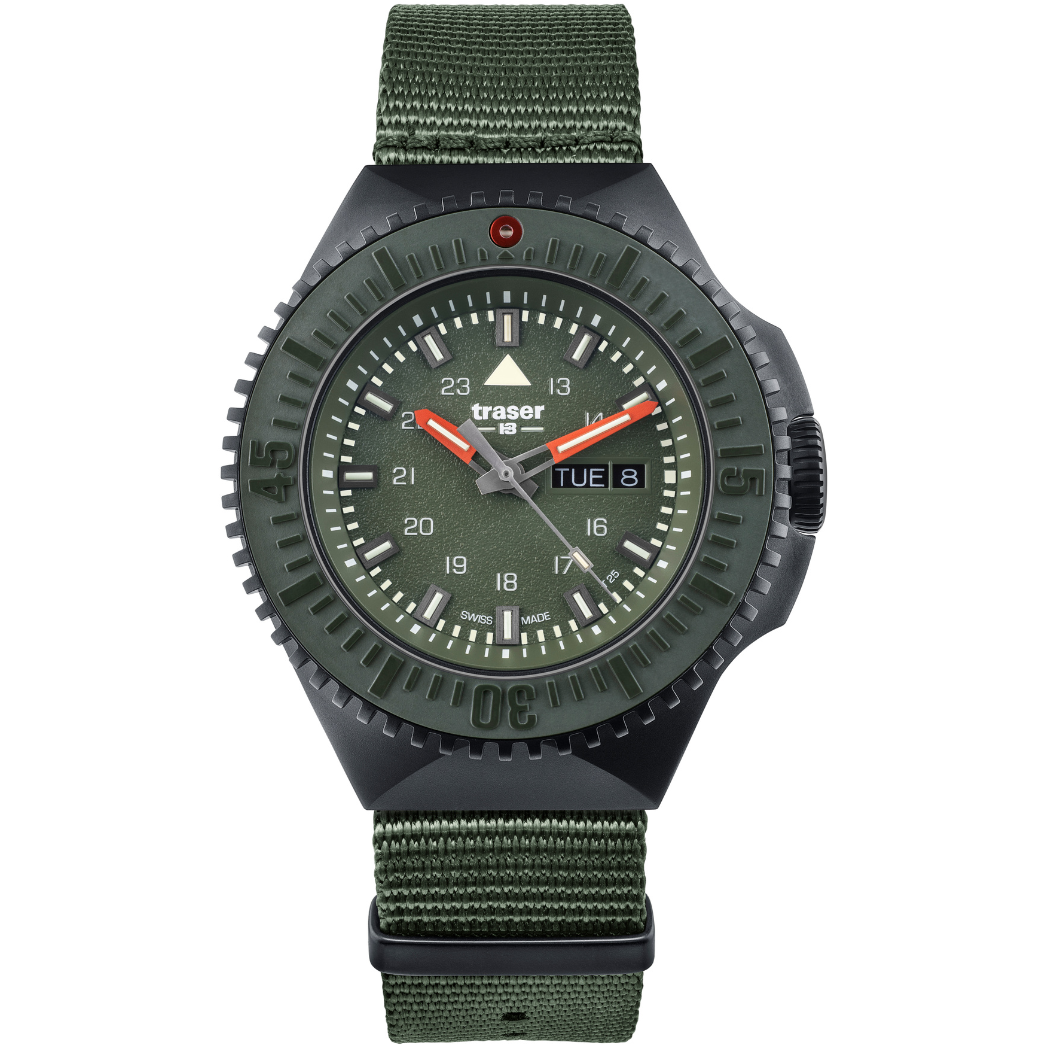 Traser P69 Black Stealth Green - 109858-chronolounge