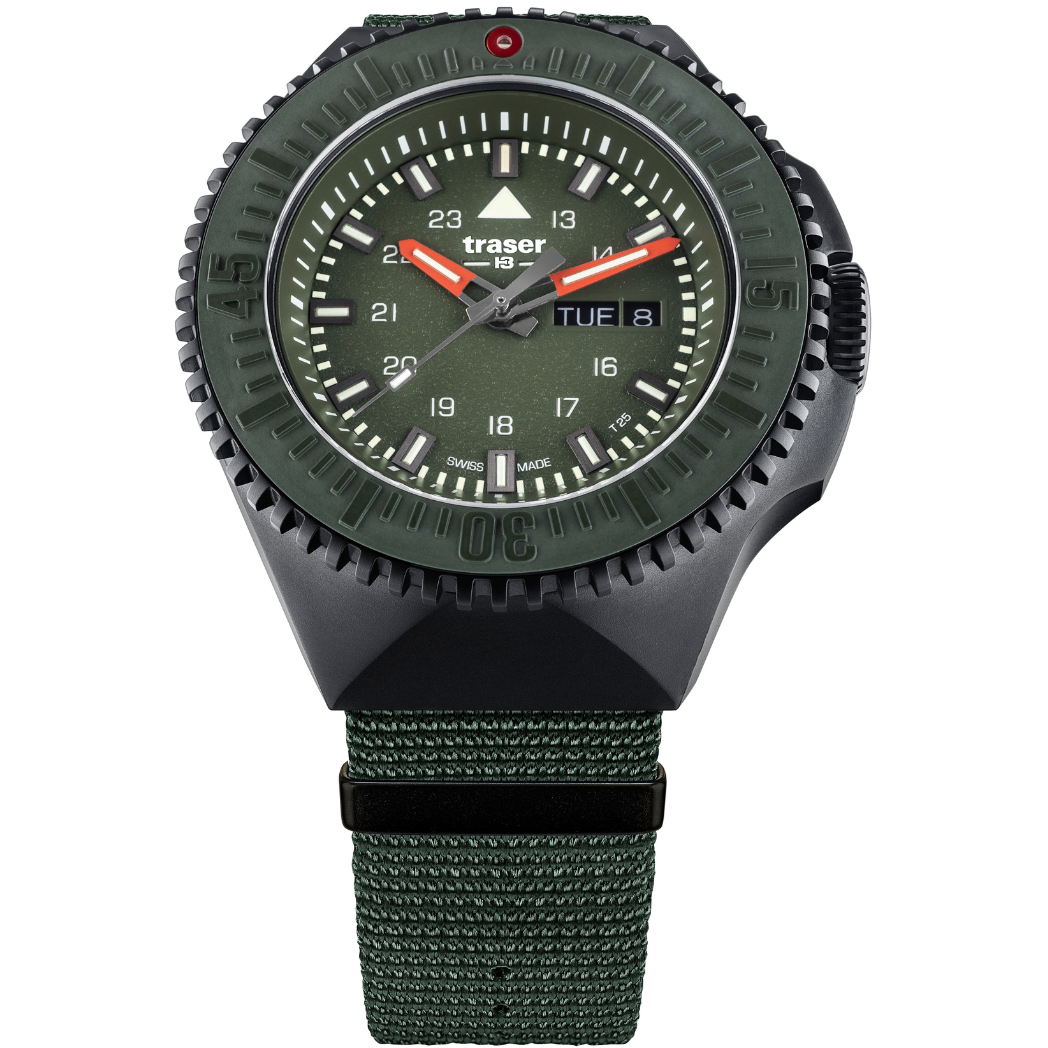 Traser P69 Black Stealth Green - 109858-chronolounge