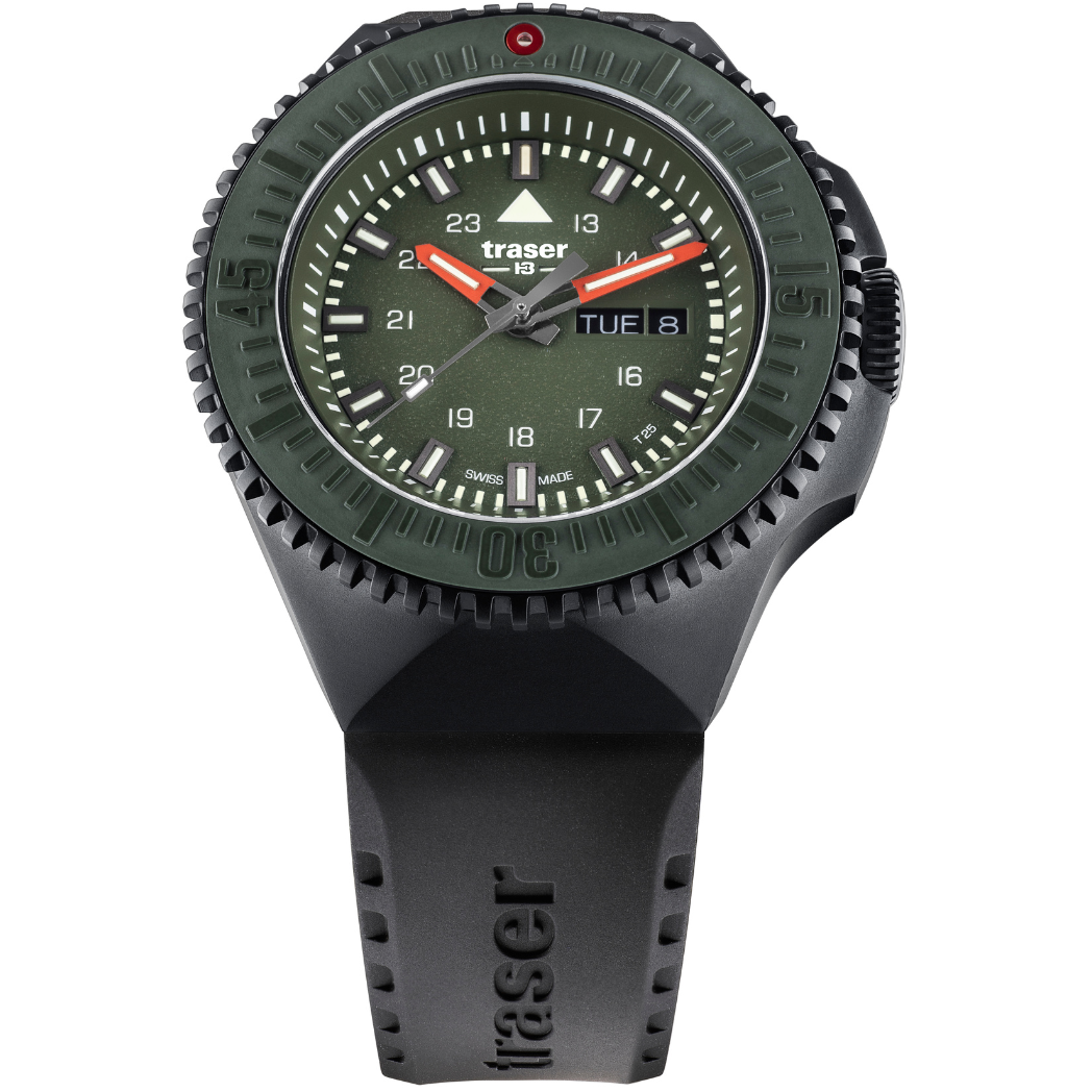 Traser P69 Black Stealth Green - 109859-chronolounge