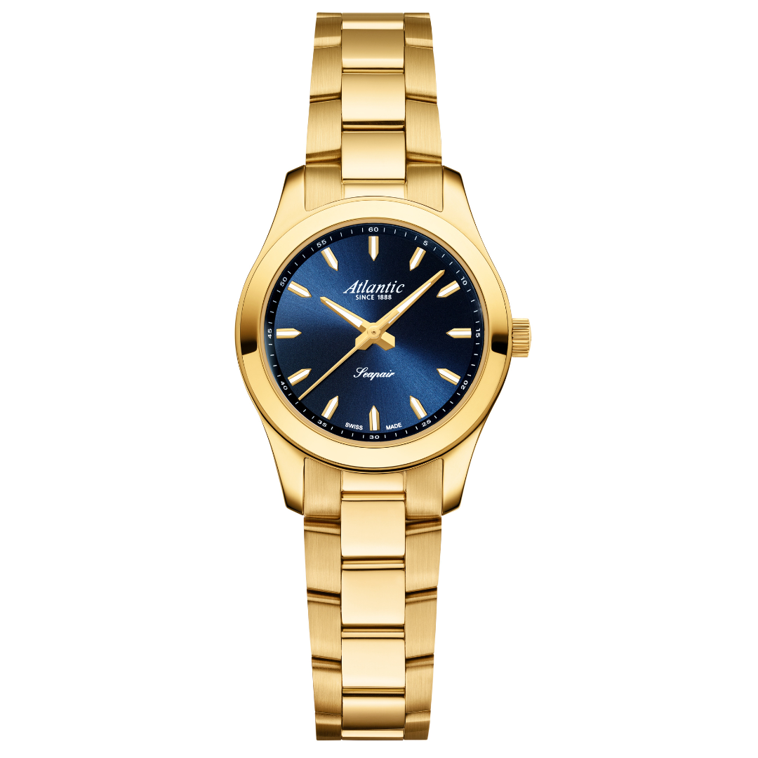 Atlantic Seapair Lady | Gelbgold PVD/Blau - 20335.45.51-chronolounge