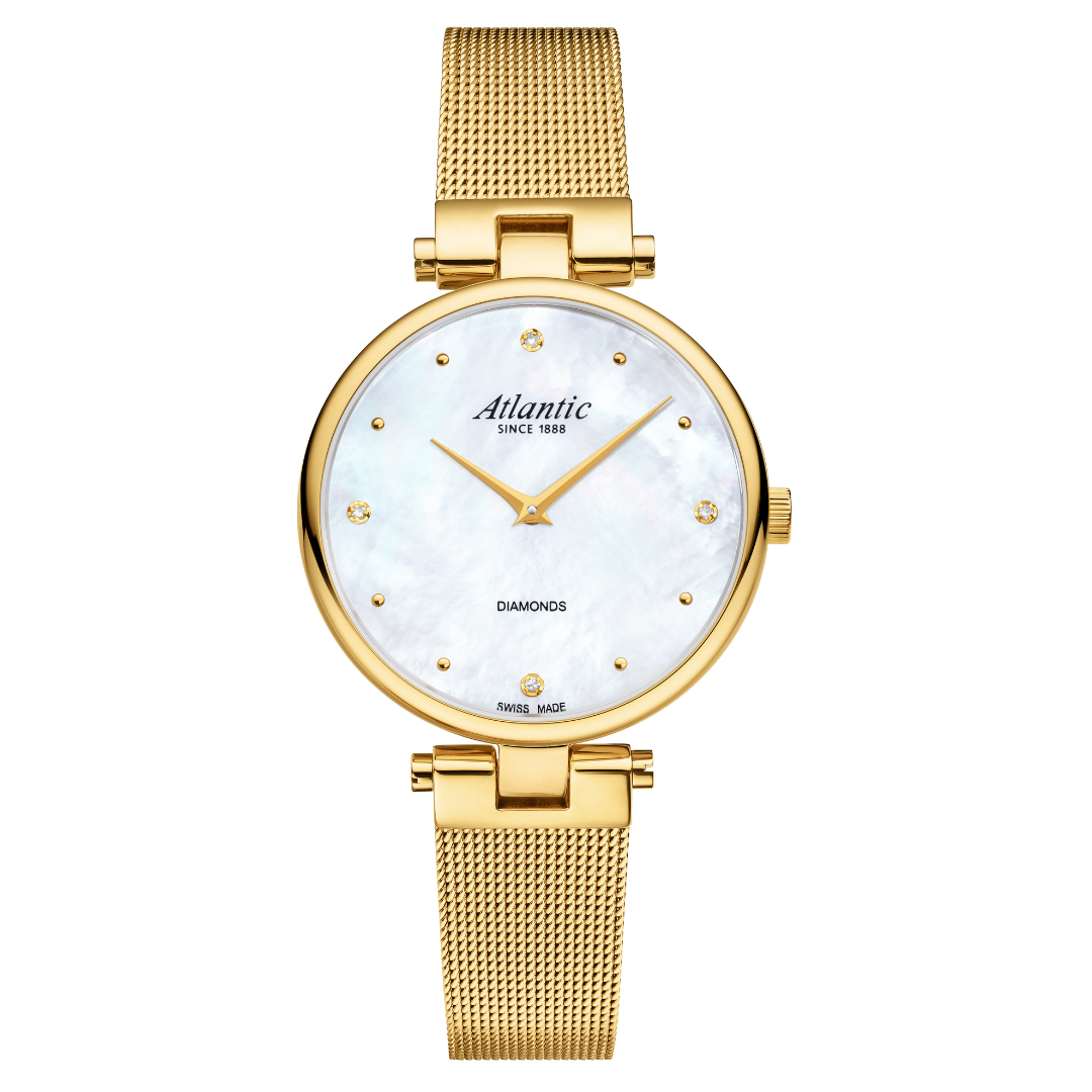 Atlantic Eleganz Royal Diamonds Edition | Gelbgold | PVD - 29044.45.07GMB-chronolounge