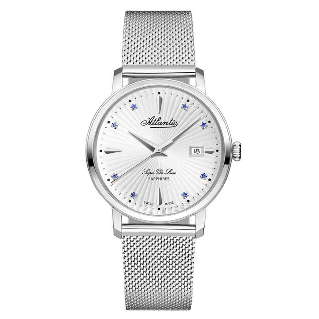 Atlantic Super De Luxe Blau Sapphire Edition - 29355.41.27-chronolounge