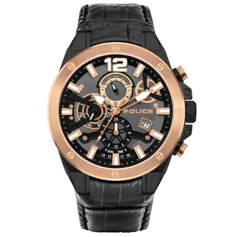 Police Uhr PL.15711JSBR/61 Herren Rose Gold-chronolounge