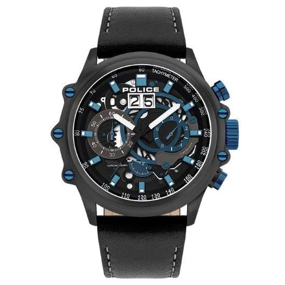 Police Uhr PL.16018JSU/02 Herren Schwarz-chronolounge