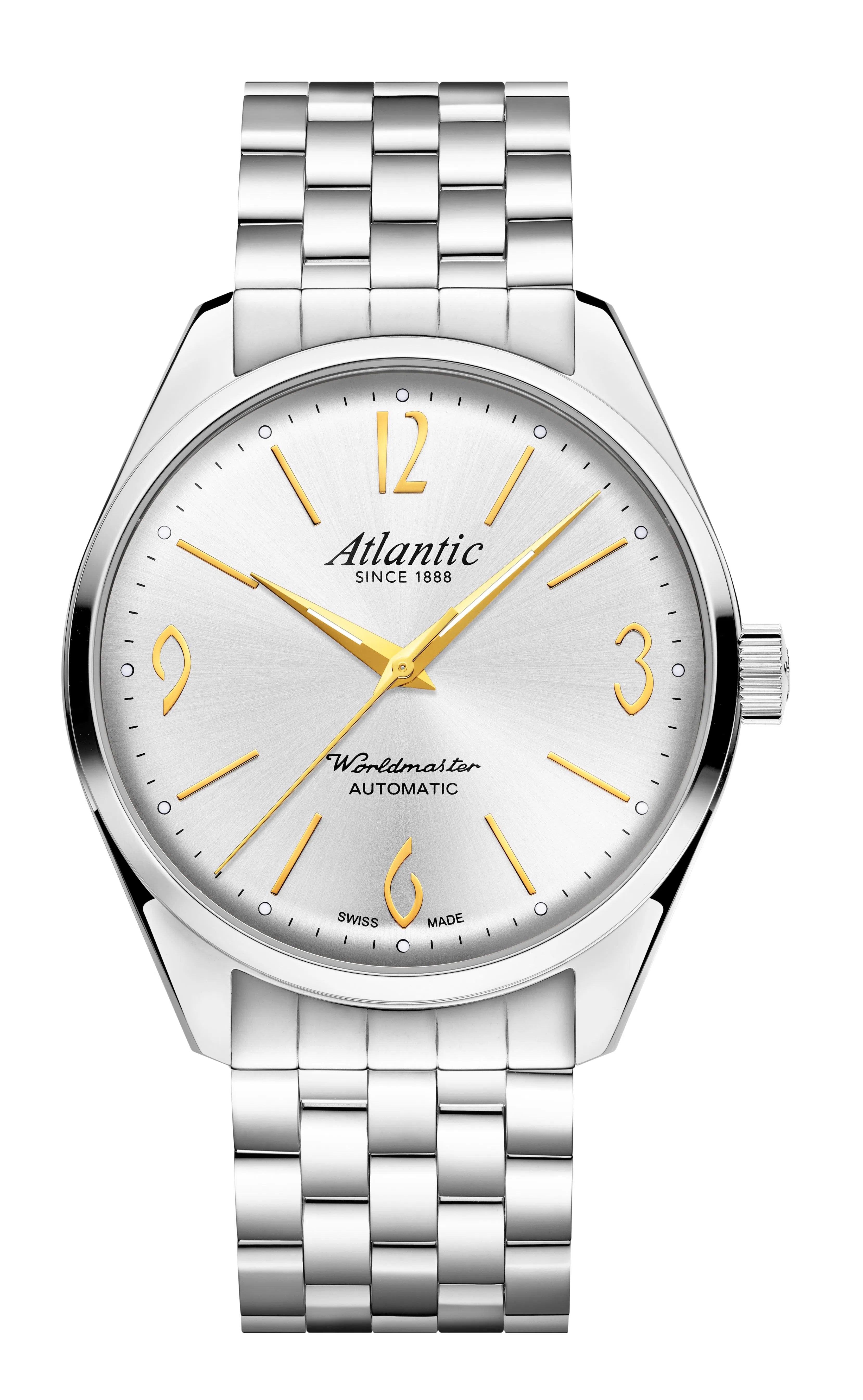 Atlantic Worldmaster Art Déco Automatik | Silber/Stahl - 51752.41.29GM-chronolounge