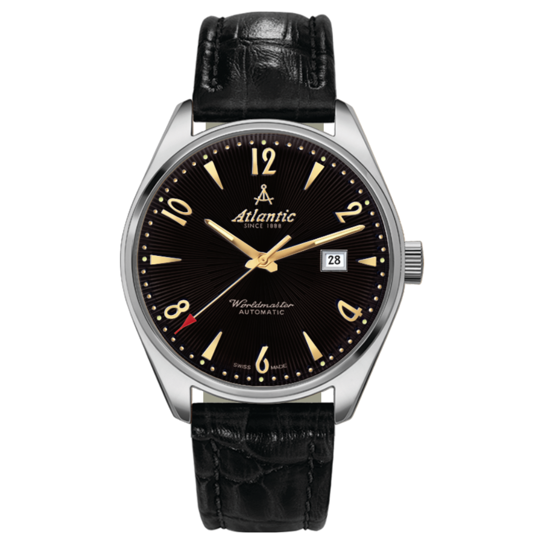 Atlantic Worldmaster Art-Déco Automatik Bico Black - 51752.41.65G-chronolounge