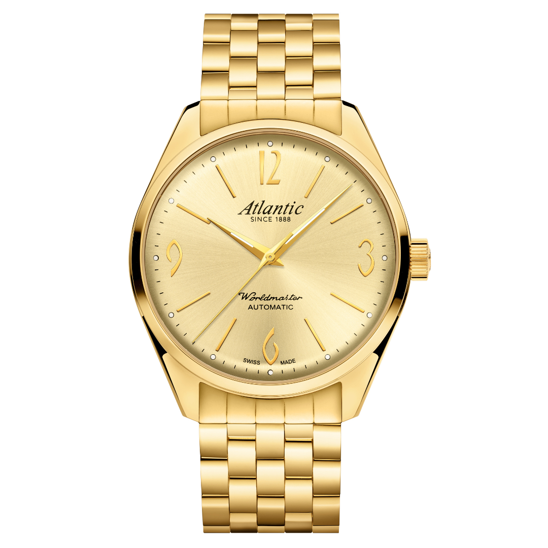 Atlantic Worldmaster Art-Déco Automatik | Gelbgold | PVD - 51752.45.39GM-chronolounge