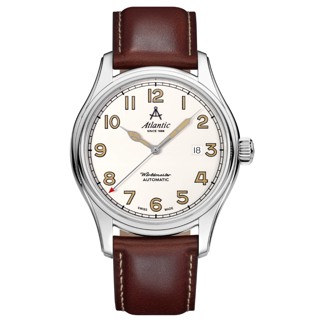 Atlantic Worldmaster Automatik Pilot Classic Edition | Weiss - 52752.41.93-chronolounge