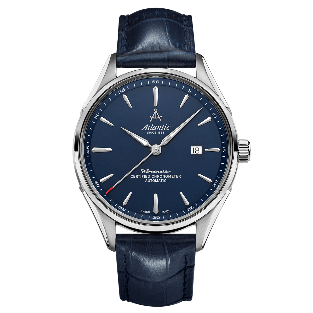 Atlantic Worldmaster COSC Chronometer Edition Blau - 52781.41.51-chronolounge