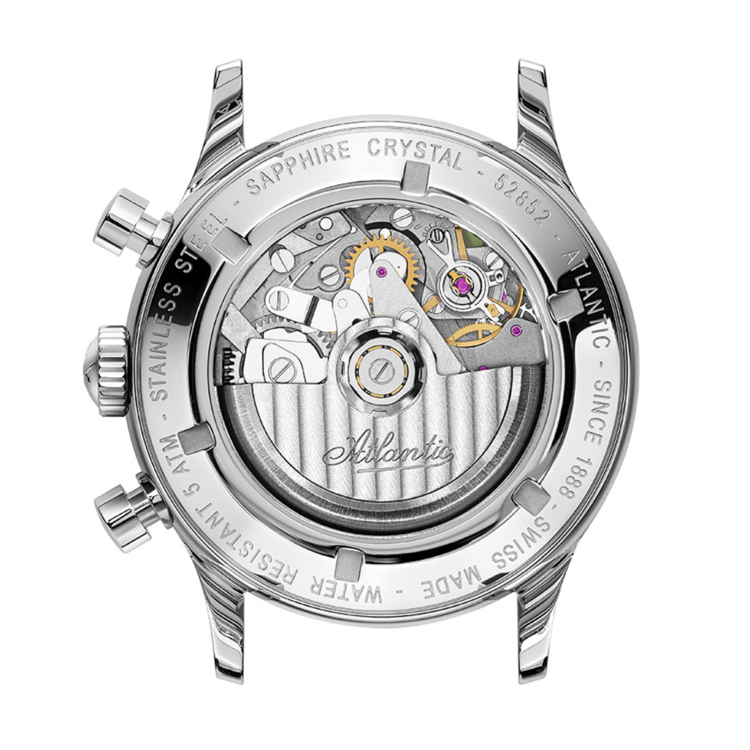 Atlantic Worldmaster Bicompax Dual Color auf Metallarmband - 52857.41.23-chronolounge