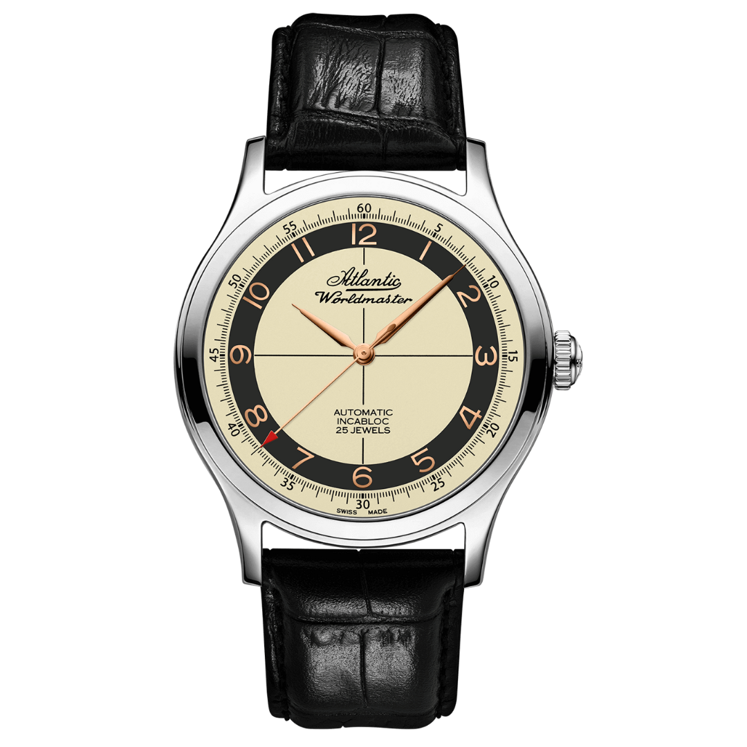 Atlantic Worldmaster Original Automatik | Cremeschwarz - 53754.41.93RBK-chronolounge