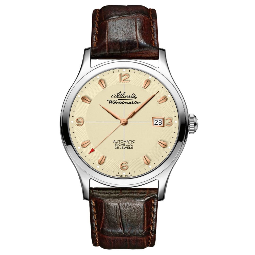 Atlantic Worldmaster Original Automatik | Creme | Zifferblatt - 53754.41.95R-chronolounge