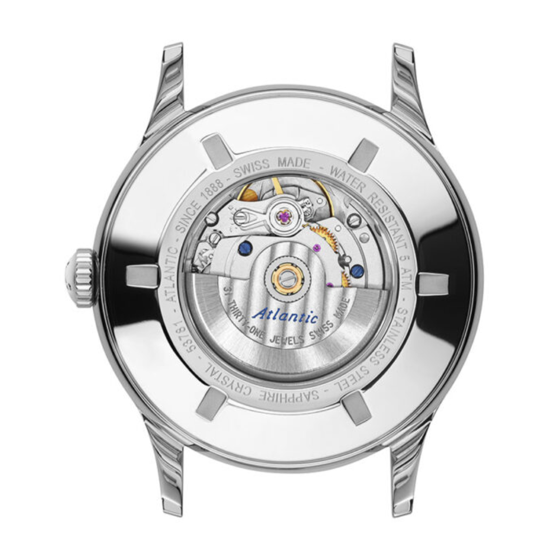 Atlantic Worldmaster Heritage Regulator | Anthrazit/Leder - 53781.41.43-chronolounge