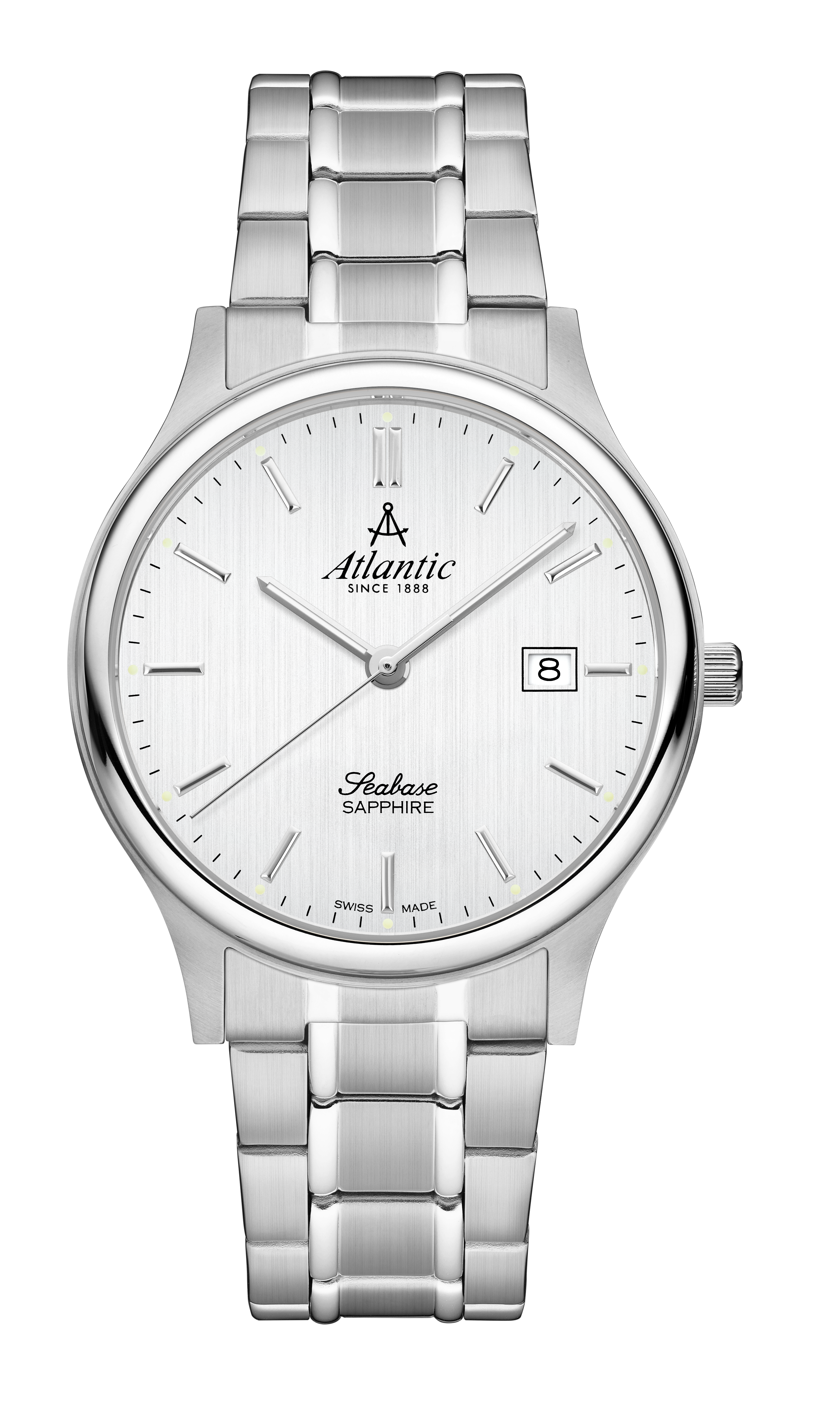 Atlantic Seabase Herren Silberzifferblatt - 60348.41.21-chronolounge