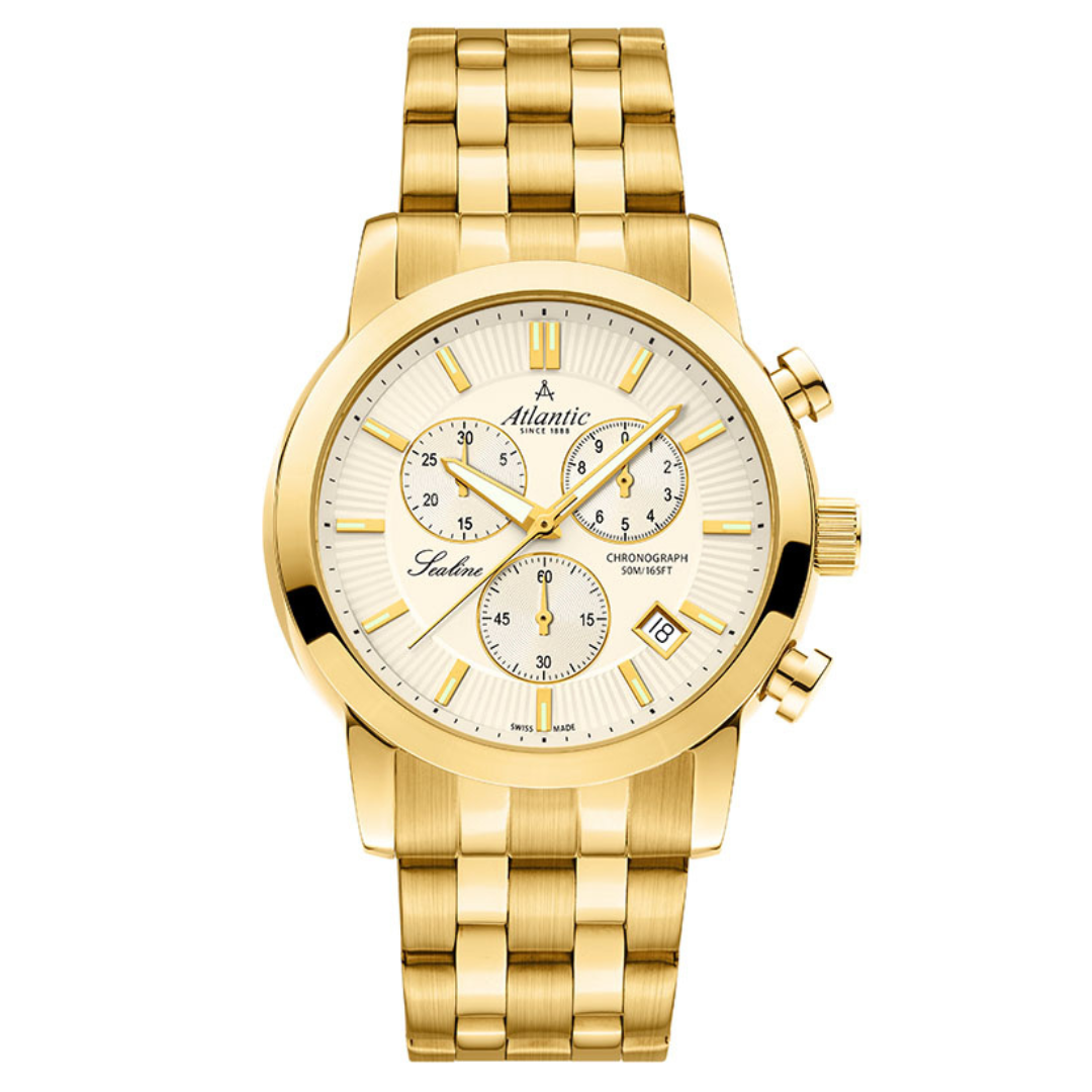 Atlantic Sealine Chrono Gold PVD Champagnerstahl - 62455.45.31-chronolounge