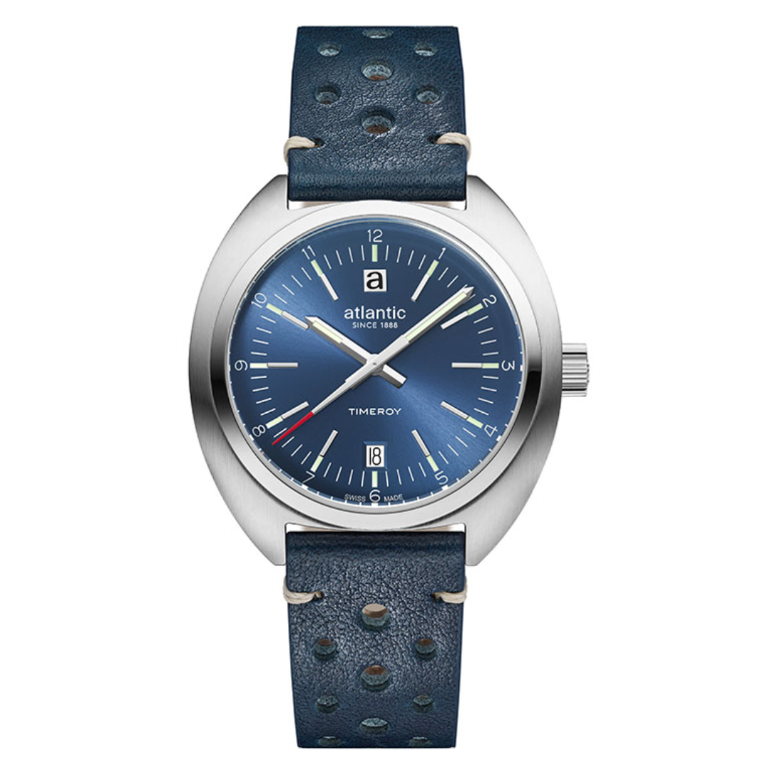 Atlantic Timeroy NE | Blau/Leder - 70362.41.59-chronolounge