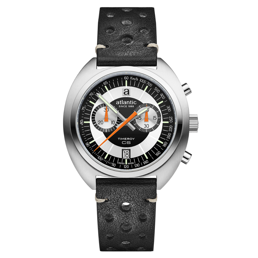 Atlantic Timeroy CS Chrono aus schwarzem Leder - 70462.41.65-chronolounge