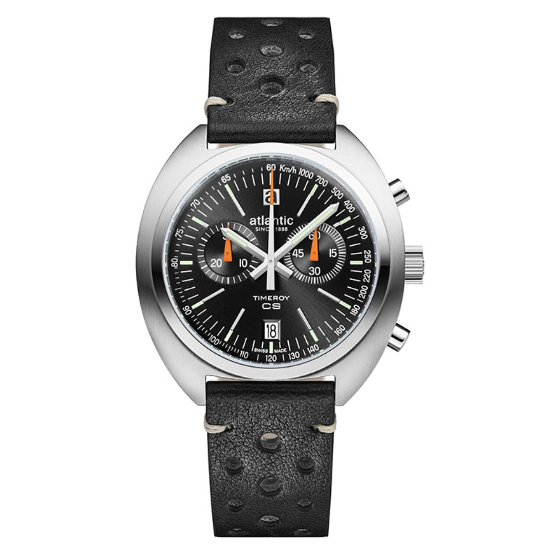 Atlantic Timeroy Chrono NE | Schwarz/Leder - 70462.41.69-chronolounge