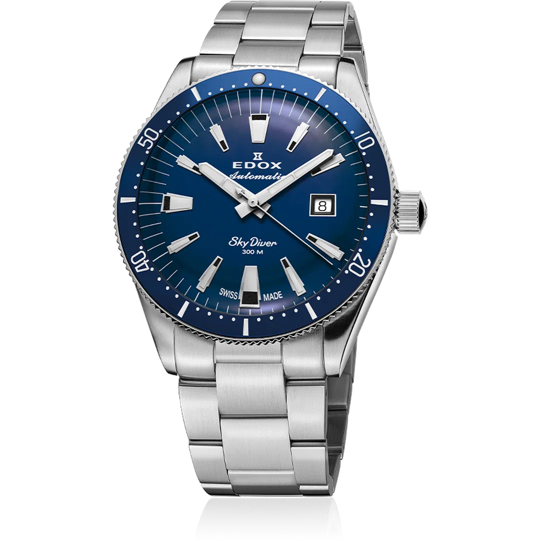 Edox SkyDiver Date Automatic Limited Edition - 80126 3BUM BUIN-chronolounge