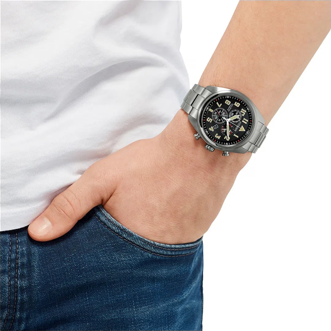 Citizen Super Titanium Chrono Eco-Drive - AT2480-81E-chronolounge