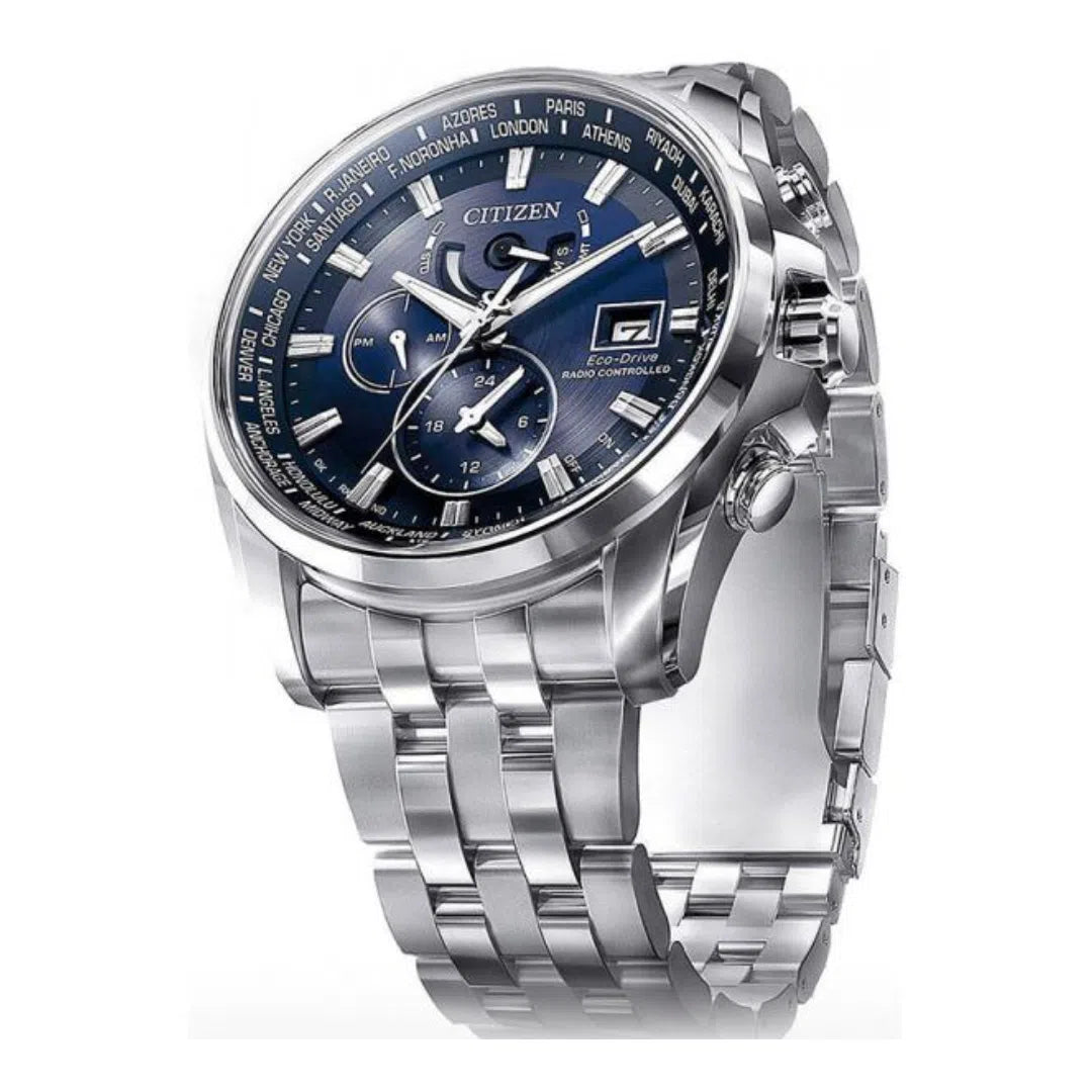 Citizen Dual Time Eco-Drive Radio Controlled - AT9030-55L-chronolounge