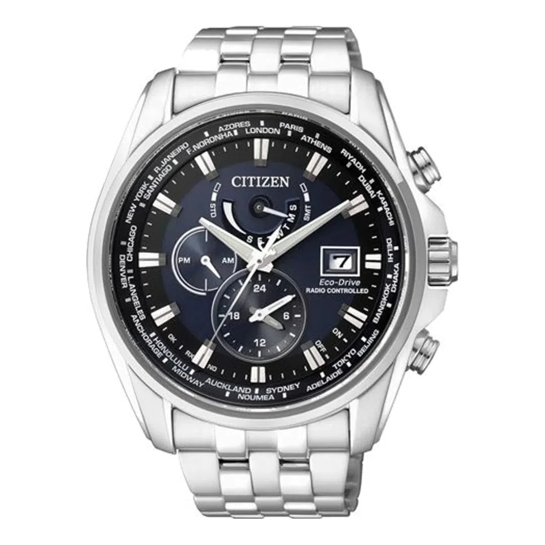 Citizen Dual Time Eco-Drive Radio Controlled - AT9030-55L-chronolounge