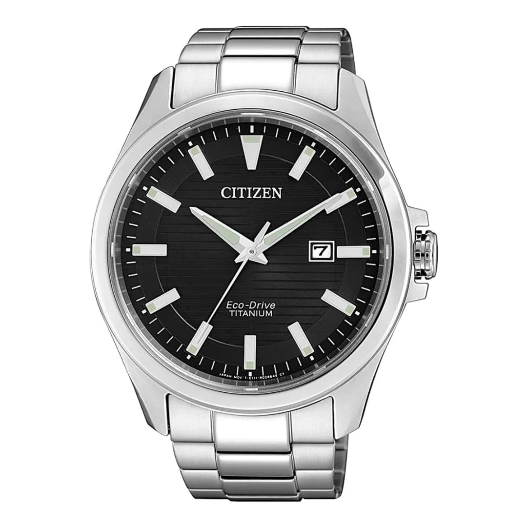 Citizen Super Titanium Eco-Drive Schwarz 43mm - BM7470-84E-chronolounge