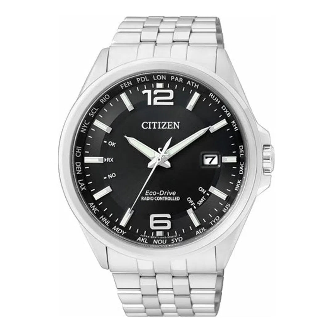 Citizen Elegant World Timer Eco-Drive Radio Controlled - CB0010-88E-chronolounge