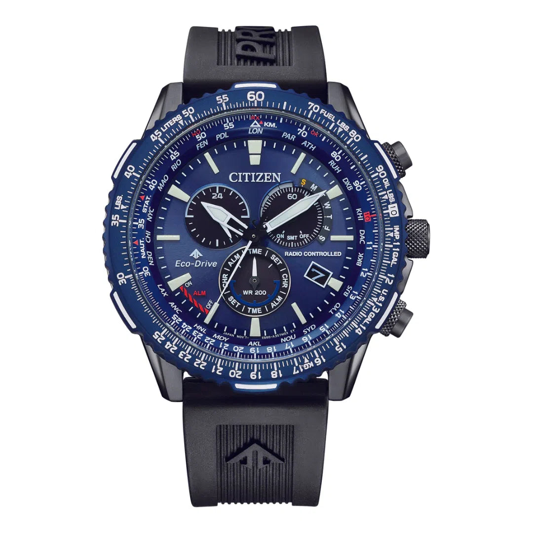 Citizen Promaster Sky Chrono Eco-Drive Radio Controlled - CB5006-02L-chronolounge