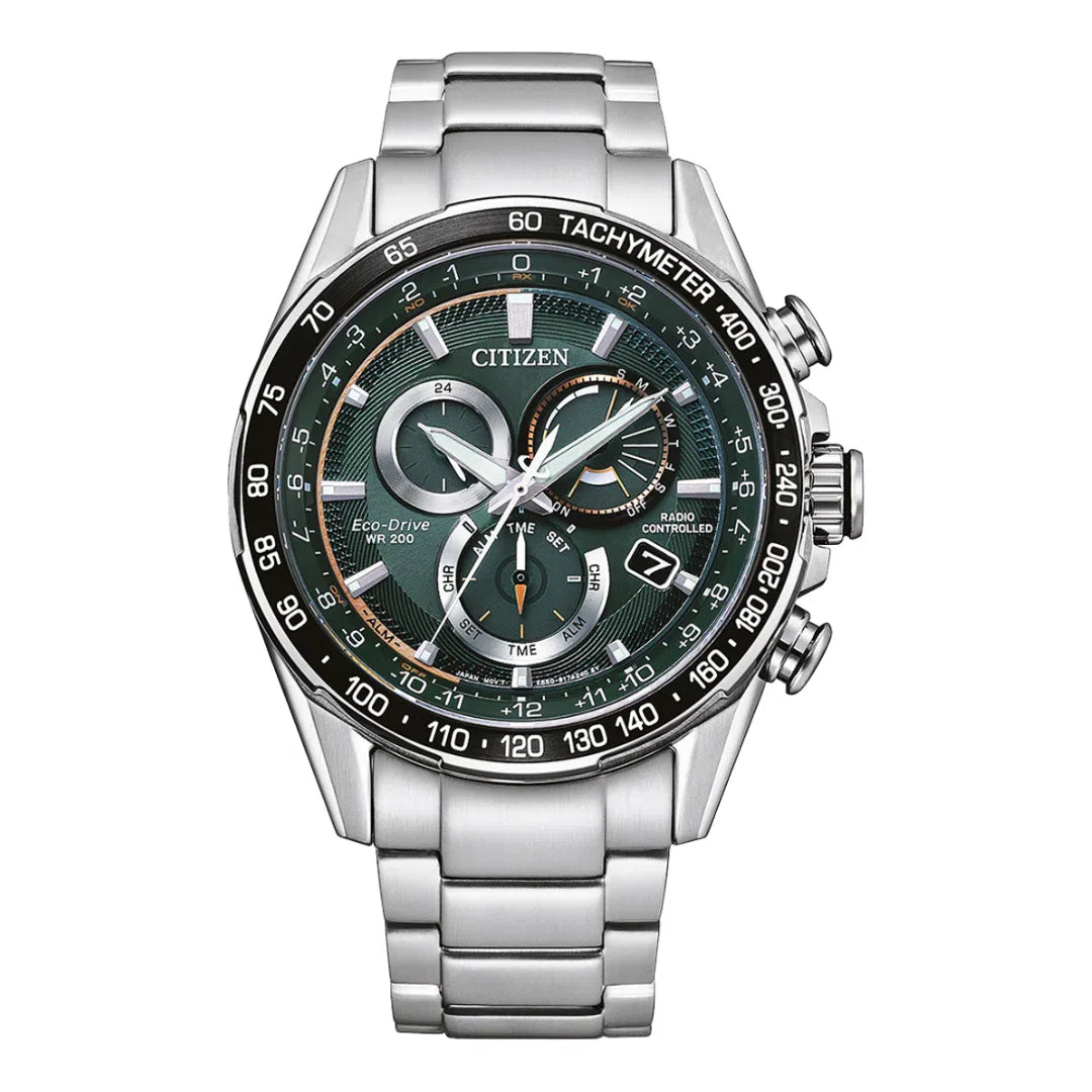 Citizen Chrono PCAT Eco-Drive Radio Controlled - CB5914-89X-chronolounge