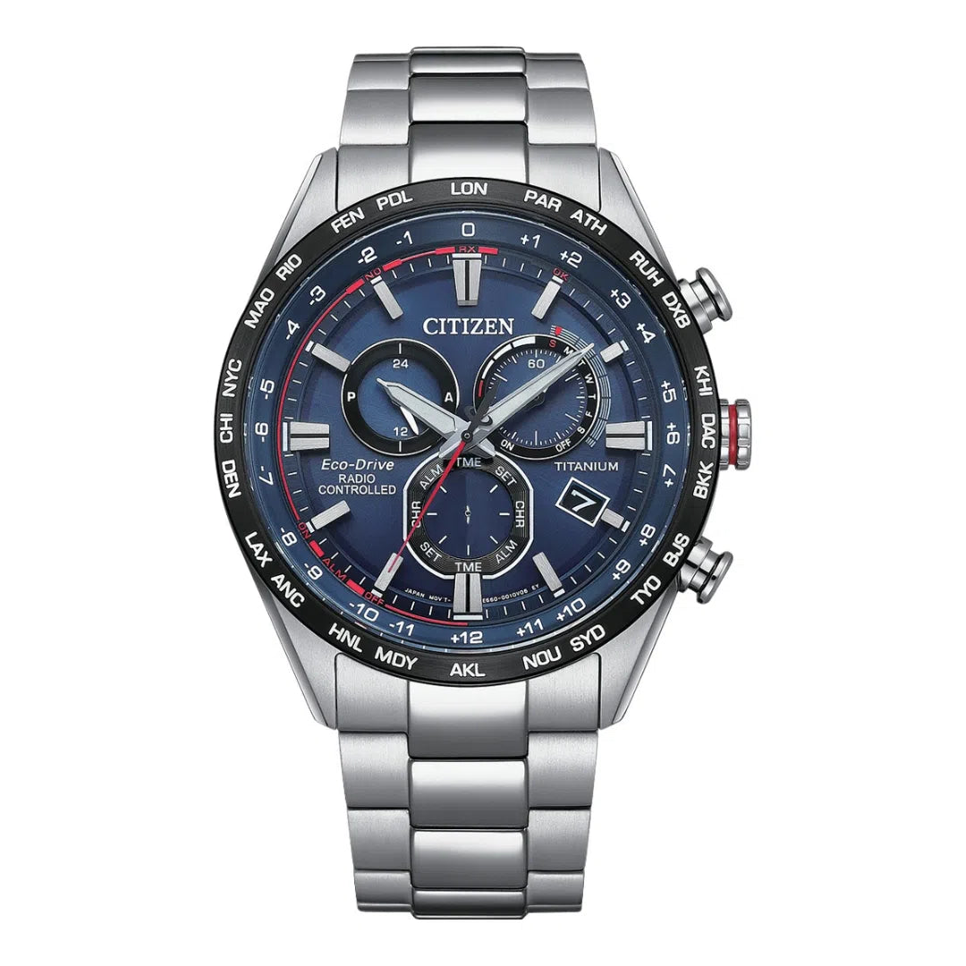 Citizen Chrono Super Titanium Eco-Drive Radio Controlled - CB5945-85L-chronolounge