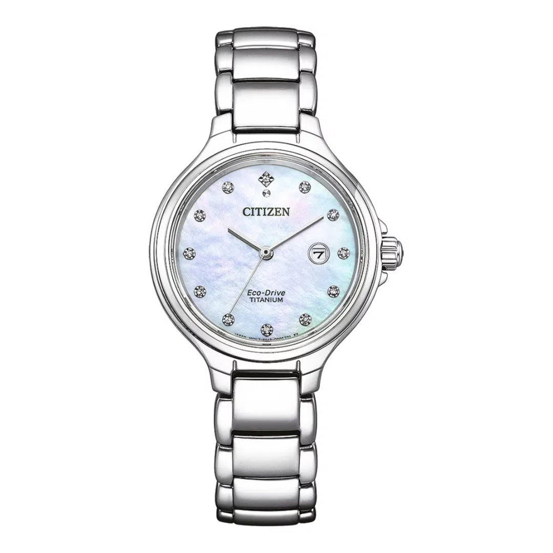 Citizen Elegant Lady Super Titanium Eco-Drive - EW2680-84D-chronolounge