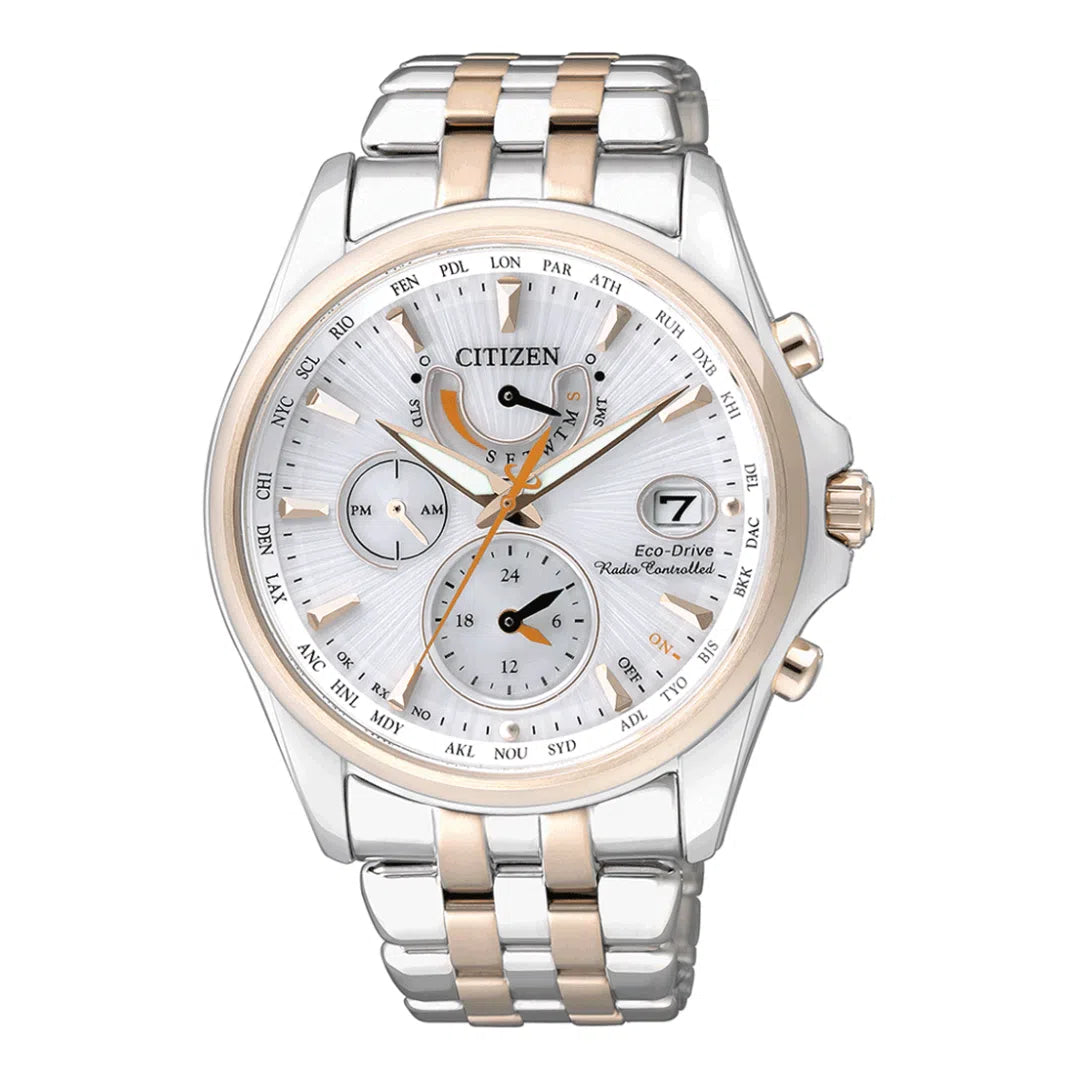 Citizen Elegant Dual Time Eco-Drive Radio Controlled - FC0014-54A-chronolounge