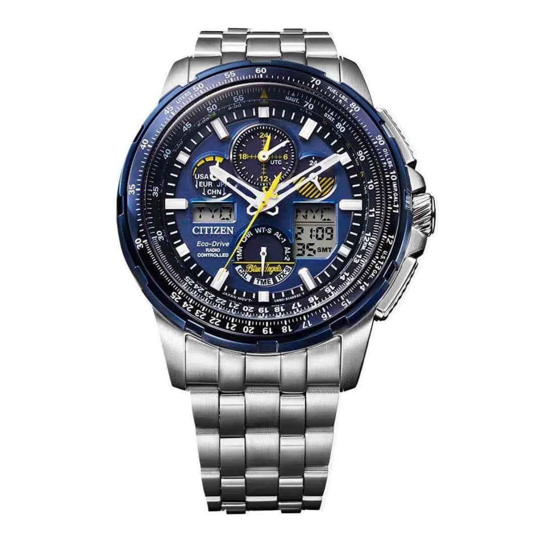 Citizen Promaster Sky Chrono US Navy Blue Angels Eco-Drive - JY8058-50L-chronolounge